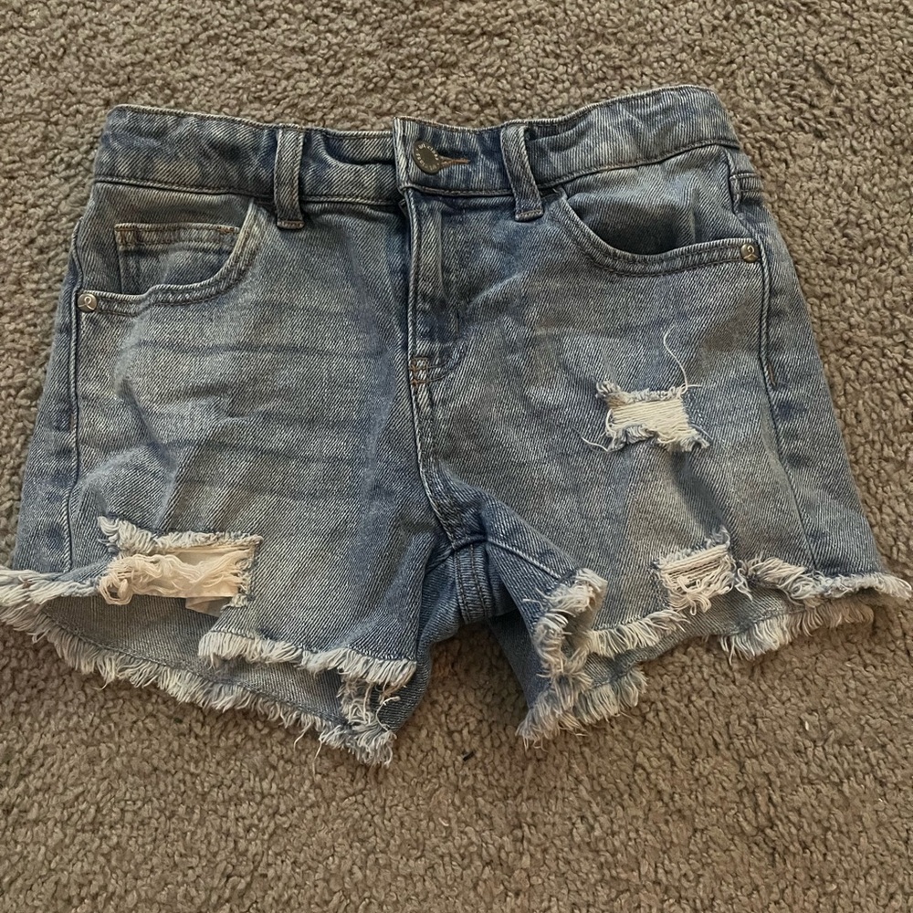Distressed Denim Women's Shorts